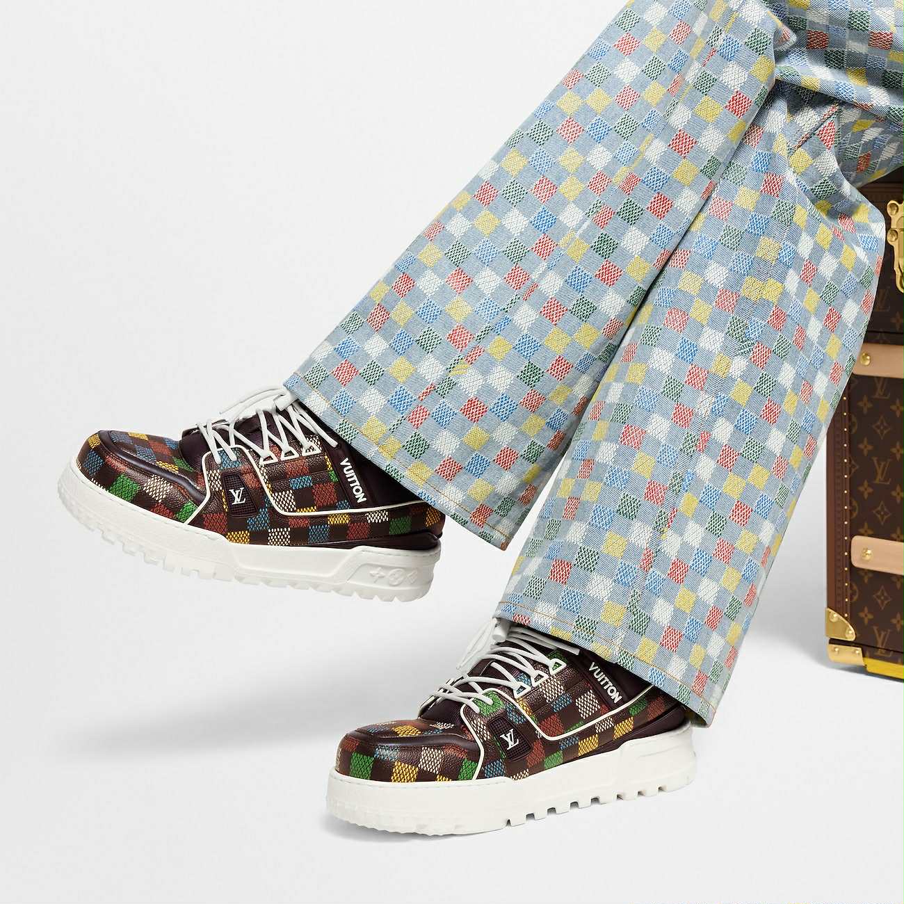 LV Trainer Maxi MaisonCuir 98%Auth 2210